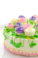 Flower cakes