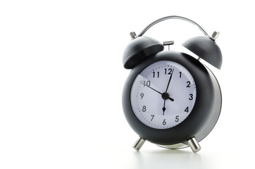 Clock isolated on white