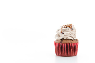 Cupcakes isolated on white background
