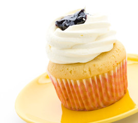 Cupcakes isolated on white background