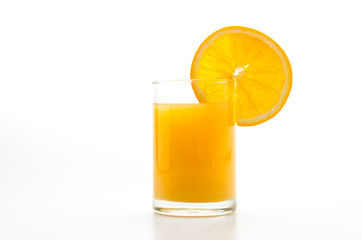 Orange juice glass