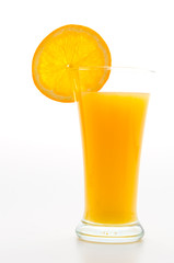 Orange juice glass
