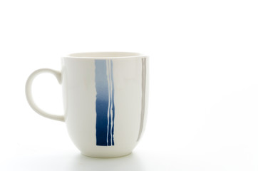 Mug isolated white background
