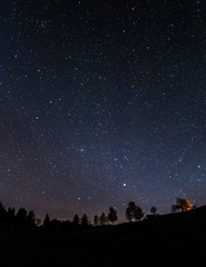 Nachthimmel über dem Ostallgäu