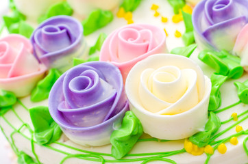 Flower cakes