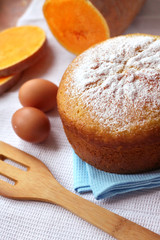 Orange and pumpkin pie