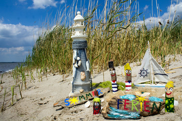 Sommer Ferien am Meer