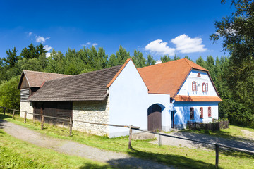 Fototapeta na wymiar folk museum in Vesely Kopec, Czech Republic