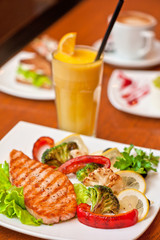salmon steak