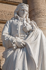 Rome - Statue of Giambattista Vico from Palazzo di Giustizia