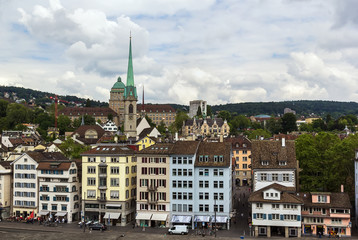 Naklejka premium view of Zurich