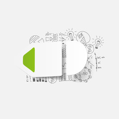 Drawing business formulas: pencil