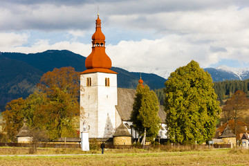 fortified church in Liptovske Matiasovce, Slovakia