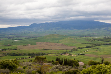 Pienza. Italy. Tuscan landscapes.