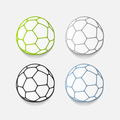 Obraz premium realistic design element: ball