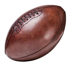 Photo sur Aluminium Sports de balle football vintage en cuir