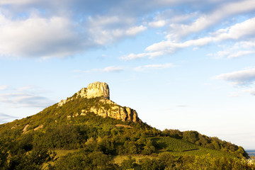 Solutre Rock, Burgundy, France