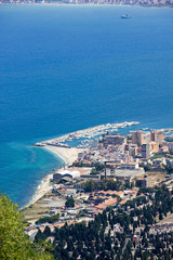 Area town on the coast