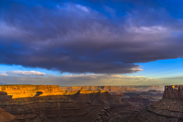 Beautiful Sunset near the Marlboro Point Canyonlands Utah