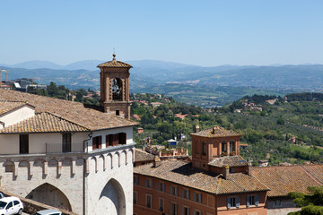 Fototapeta na wymiar Italy. Panorama Perugia.