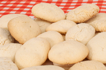 Cookies on table