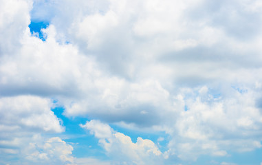 Nice Light sky with cloud ,blue sky