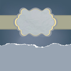 Vintage card with space for text. EPS 8