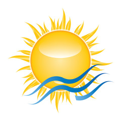 Sun icon.