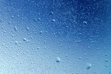 water droplets on a window