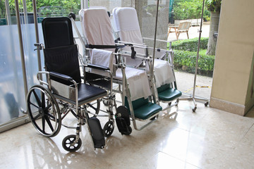 Wheelchairs in the hospital