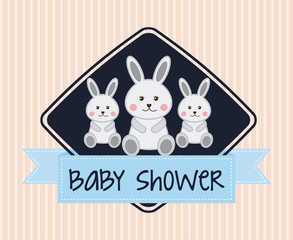Obraz na płótnie Canvas Baby shower design
