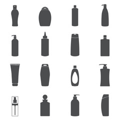 Shampoo & Liquid Soap icon set.