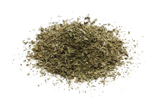 Pile Of Dried Mint