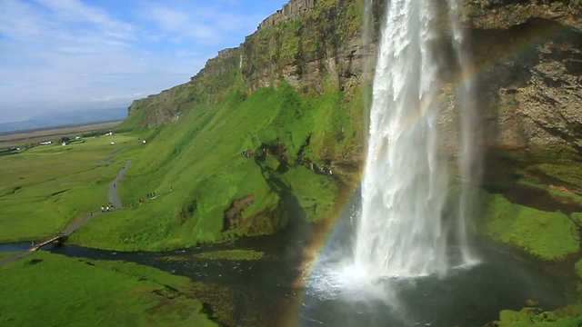 Rainbow, Waterfall Iceland