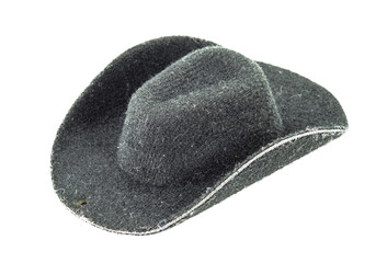 Little black hat isolated on white background