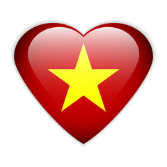 Vietnam flag button.