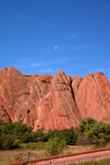 Sandstone formation in Roxborough State Park near Denver