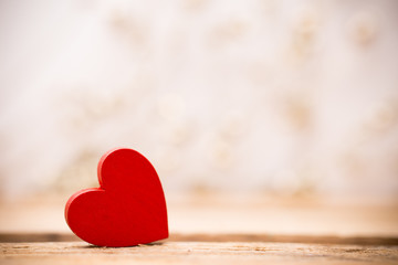Fototapeta premium Red heart.