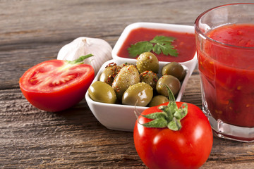 healthy organic food