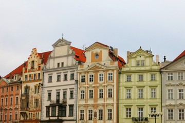 Fototapeta na wymiar Old Town Prague Houses
