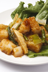 イカと野菜のXO醤炒め