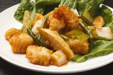 イカと野菜のXO醤炒め