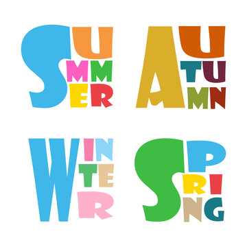 Collage Letter vector
