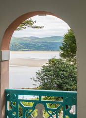 Vista on Welsh coast