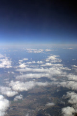Fototapeta na wymiar Mount Shasta from above