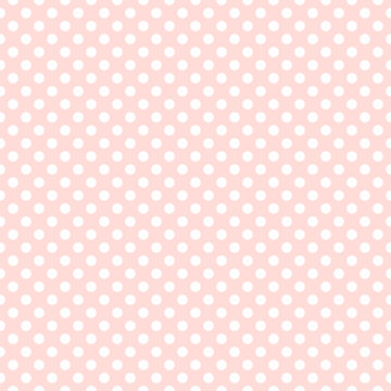 Seamless pink polka dot background
