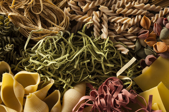 Assorted Homemade Dry Italian Pasta