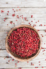 Bowl with Pink Peppercorns