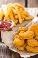 Portion of Chicken Nuggets