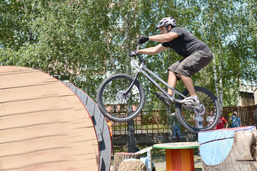 Biker Jumping
